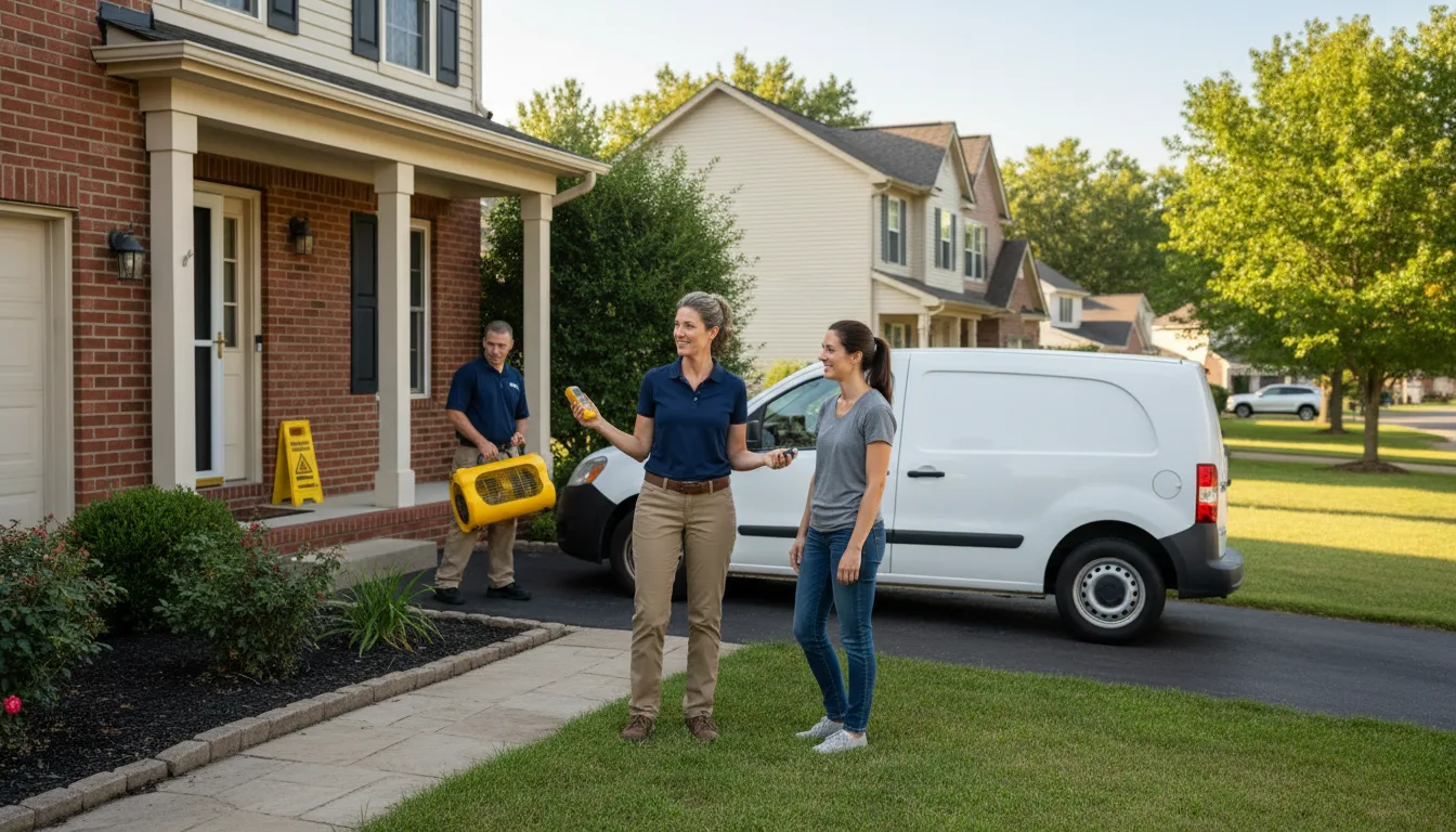 Residential water damage restoration in Plymouth, MN